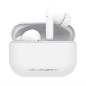 SoundMates V2 Wireless Earbuds Bluetooth 5.0 White Headphones Back to Sc…